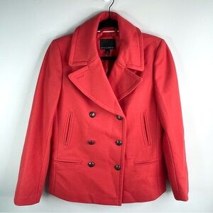 Banana Republic Nova Fides Coral Women's Wool  Peacoat Size S